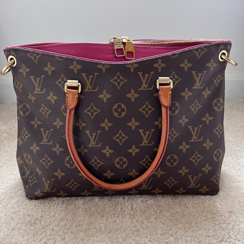 Authentic Louis Vuitton Monogram Canvas Pallas Bag